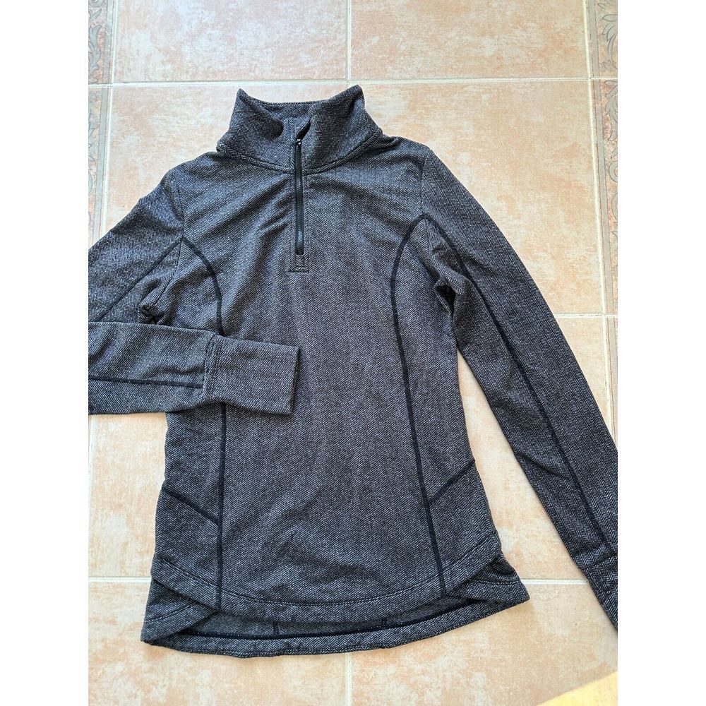 Mondetta Sweatshirt Top Knit ‎ 1/4 Zip Pullover Women size S